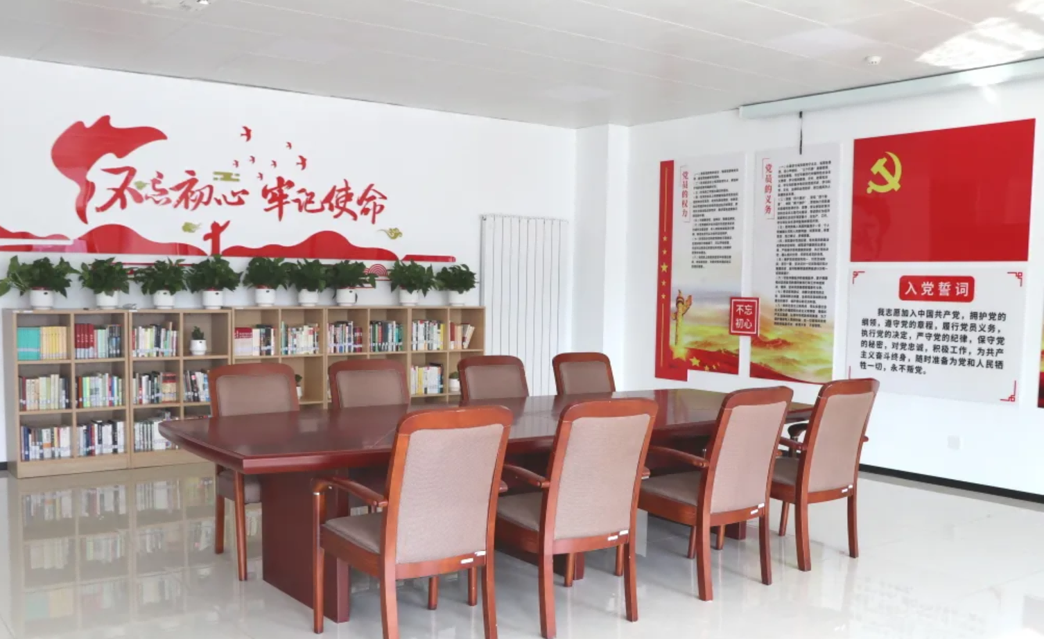 品书香之气，打造党建工作新阵地——qy球友会(千亿)智能建立党建阅览室